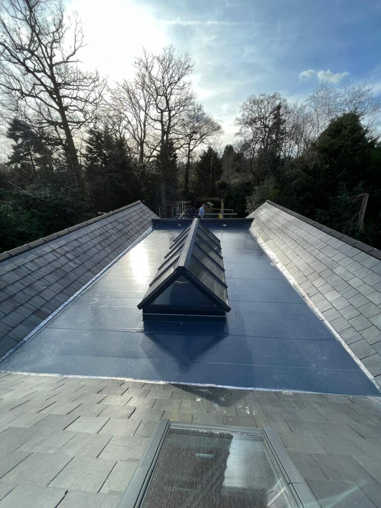 Completed roof in Surrey